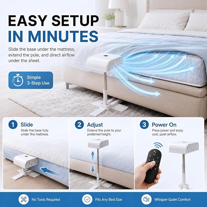 Bed Cooling Fan